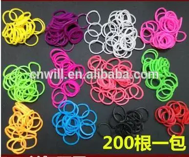 Hot sell DIY loom kits bandz Loom Rubber Bands Dots Loom Bands Refills