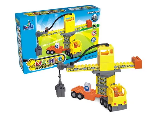 Crane Play Set Building Blocks Toys