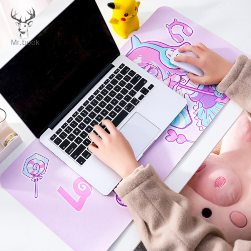 Cartoon Oversized Desk Pad Girls Computer Keyboard Pad Multifunction Learning Desk Pads Office Desk Decoration Mouse Pads