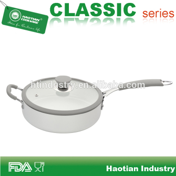 Aluminum ceramic coating Jumbo Cooker with silicone cover