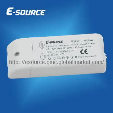 Good Quality 12v 105w Electronic Transformer Halogen Lamp, High Quality ...