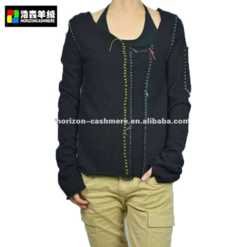 Top Quality Cashmere Sweater, Black Top Brand Cashmere Sweater