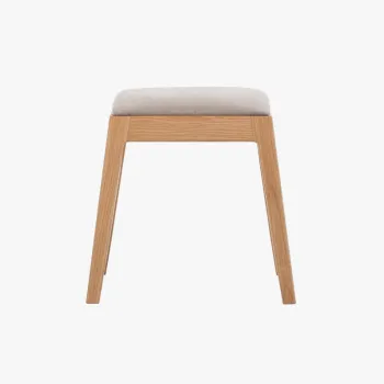 Solid Wood Dressing Stool Wooden Furniture