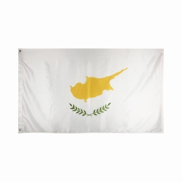 Wholesale Polyester Cyprus National Flag Banner Flags 3x5
