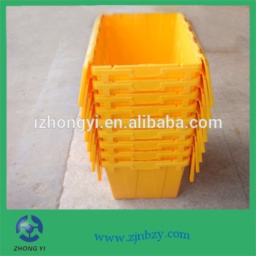 Large Heavy-duty Plastic Crate with Lid