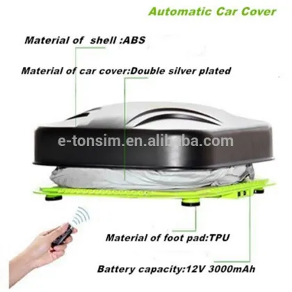 Tonsim intelligent waterproof luxury automatic fast car cover sunshade