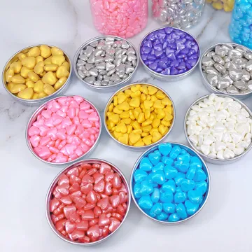 Edible Colorful Love Beads for DIY Cake Baking and Wedding Cake Decoration