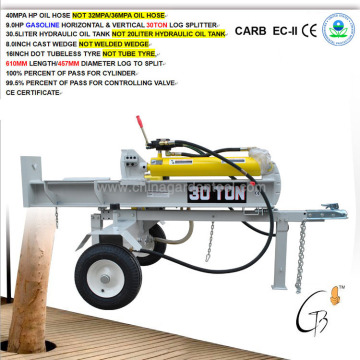 Gasoline Log Splitter, 610mm, 30ton (LS30T-B3-610mm)