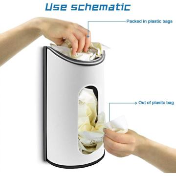 Wall Mount Plastic Dispenser Plastic Stainless Bag Save