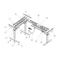 Smart Desk Elektrisch bureau in hoogte verstelbaar