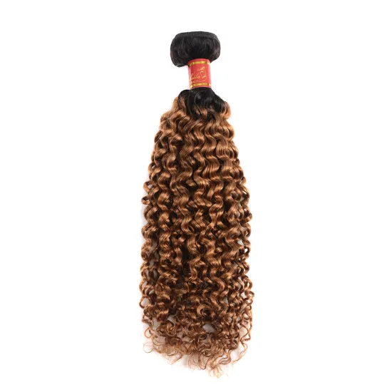 Huashuo Highest Discounts High Density Knot Bleaching 1B 30 Color Jerry Curl Indian Temple Hair