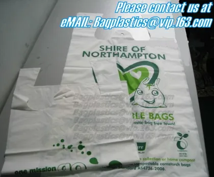 BIO BAGS, COMPOSTABLE SACKS, CORN BAGS, CORN STARCH BAGS