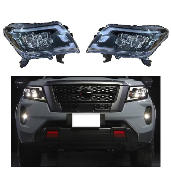 Maictop Auto New Type 4 Lens Head Light Lamp for Navara NP300 2016-2019