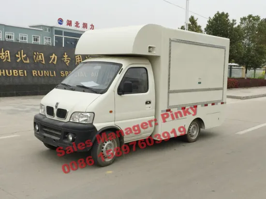 Jinbei Outdoor Street Kitchen Truck Mini Mobile Truck Sell Ice Cream Fast Food Pizza Poffertjes Coffee Canteen Cart Trucks