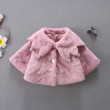 Winter Baby Jacket Clothes Wool Newborn Baby Girls Jacket Coat Warm Windbreaker For Kids Jacket Cloak Children Clothes 0 3 Month