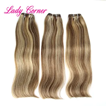 Double drawn 6/613 piano color human hair weave,Brazilian colored hair extensions human hair bundles