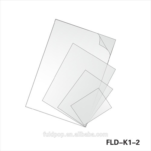 Supermarket Frame Holder A3 A4 A5 PVC Sheet