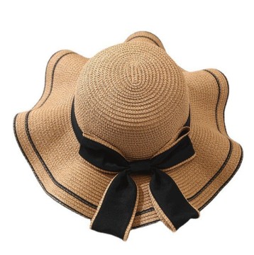 Fashionable Wide Brim Straw Hat for Women - Sun Protection Beach Hat Wholesale