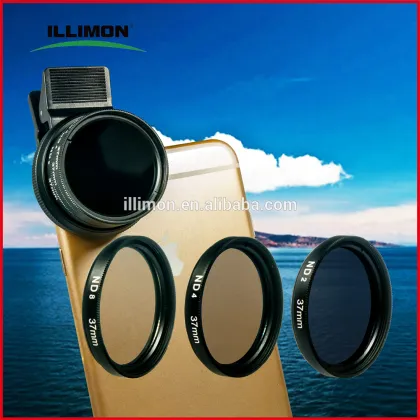 ILLIMON Factory Direct Cheap ND Filter 37mm Camera Lens Filters adapt for all mobile phone lens