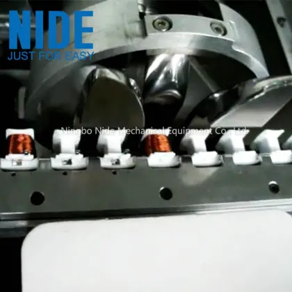 Automatic straight linear inner stator winding machines