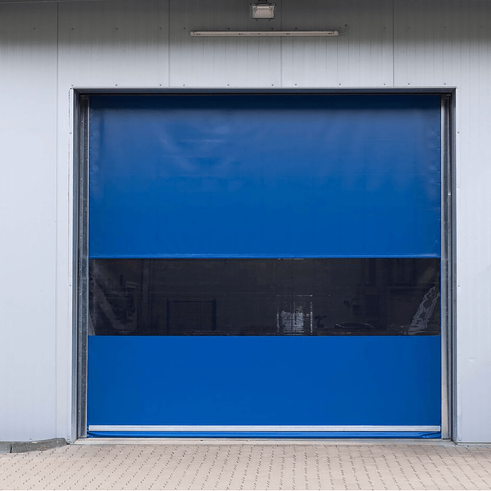 Rolling Up Fabric Rapid Door