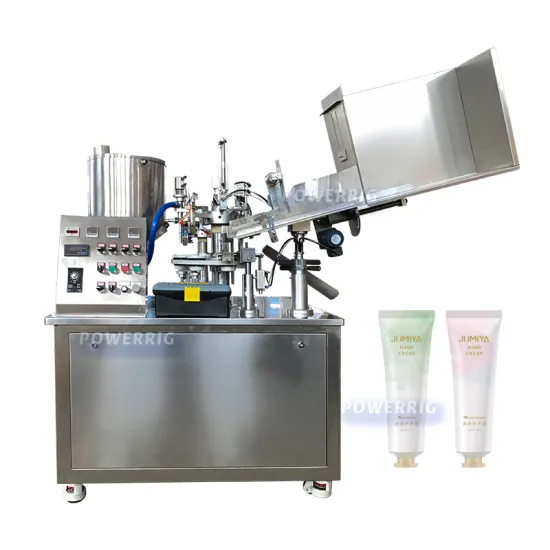 Automatic Toothpaste and Cosmetic Cream Filling Machine for Plastic Tubes