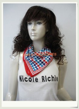 women fashion cotton printed scarf
