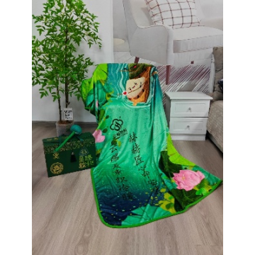 Chất liệu Sherpa Flannel in có thể đảo ngược