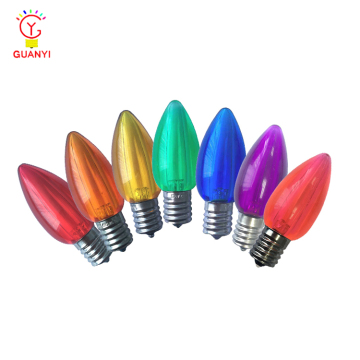 UL Smooth Transparent Multicolor Garden LED Christmas Lights