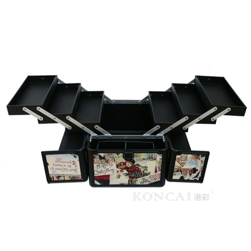 Beauty Box Makeup Vanity Case with Trays
