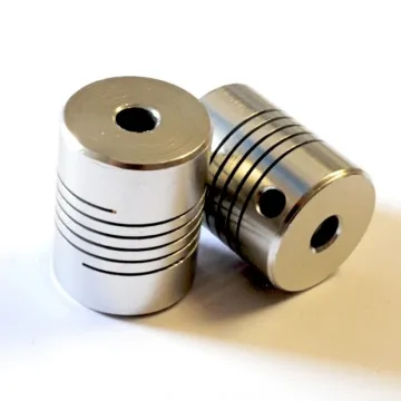 Custom aluminum 3d printer motor coupling, precision flexible motor coupling for 3d printer