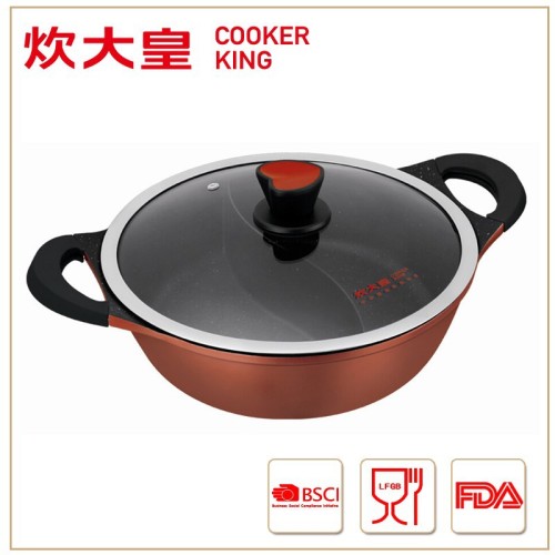 30cm chinese aluminium double boiler pot