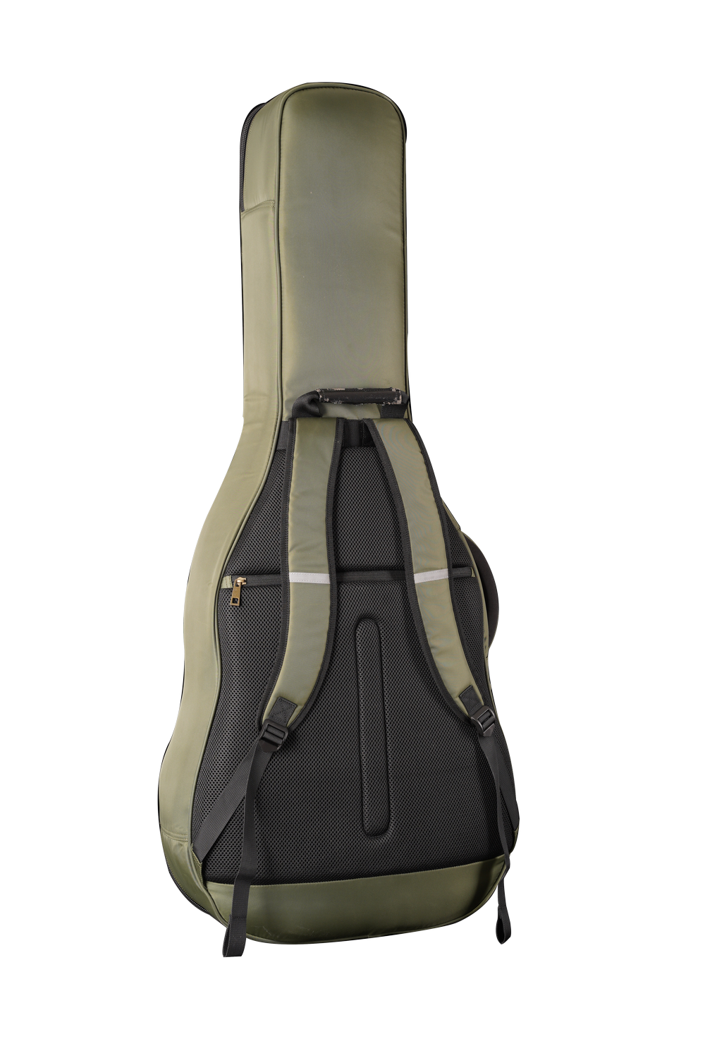 Sac de guitare à dos vert de l&#39;armée