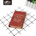 Small Hardcover Notebook Retro style cover strap PU notebook Manufactory