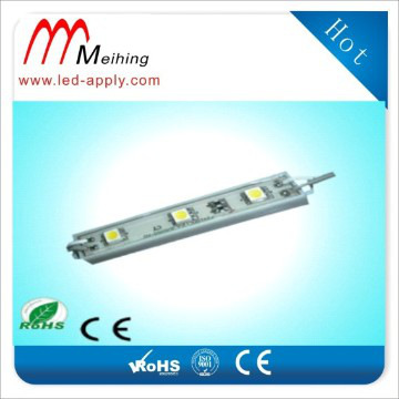 smd5050 led module 3pcs led 12v input size 75*12*8mm
