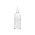 Bouteille en verre d'huile essentielle transparente claire 100 ml