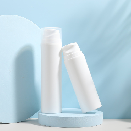 Vacuum Airless Pump Bottle Eco-Friendly Bottle White Airless Pump with Cap Manufactory