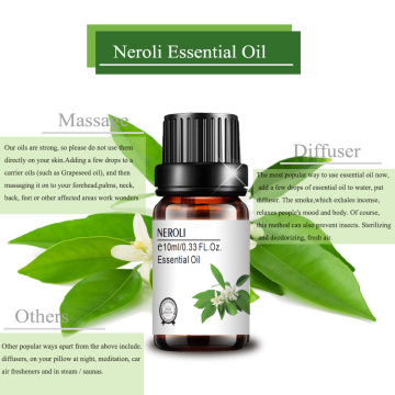 Wholesale Bulk Neroli Fragrance Essential Oil lubricate skin