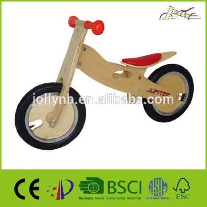 Hotwind 12" Kids Wooden Education Toy Balance Bikes