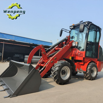 1Ton Agricultural Small Electric Wheel Loader With Cab