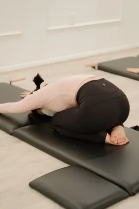 Complete Pilates Equipment Bundle: Unite Your Practice with Wooden Reformers, Trapeze Wall Tower, Low Folding Mat, and Moon Box