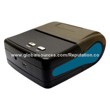 Portable Bluetooth Receipt/Thermal Printer, 1,400mAh Capacity