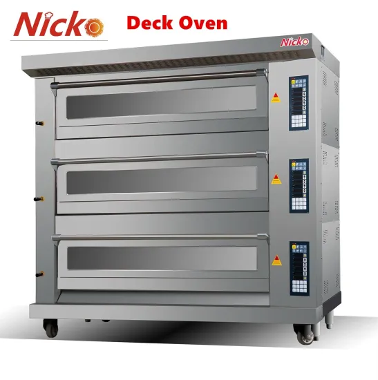 Commercial 3 Deck 12 Trays Prices Big Gas Bakery Ovens