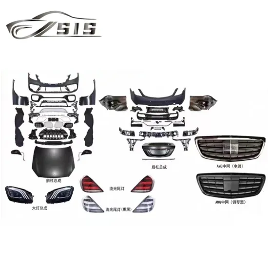 New Style Body Kit for S-Class W221 S300/S350 - Compatible with W222 Front Bumper and Headlights