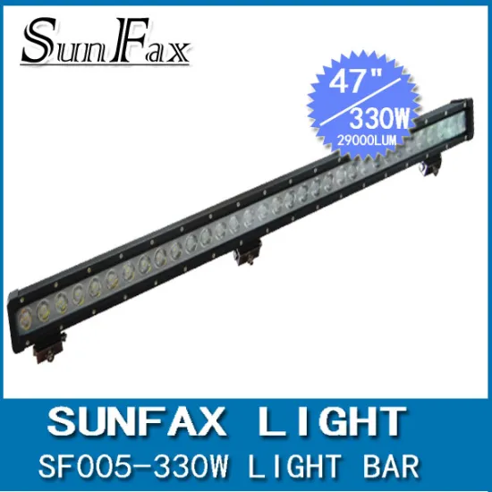 Hot sale! Single row straight 330W C REE led light bar, flood/ spot / combo beam, offroad led driving light bar