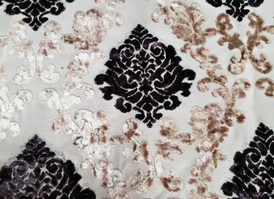 100% Polyester Knitted Jacquard Sofa Fabric Upholstery