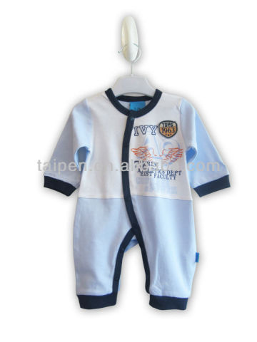 Fashion Baby Boys Cotton Romper Long Sleeve Baby Romper For 0-3M