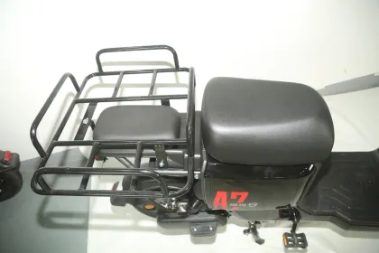 15 Inch Small Electric Moped with Hub Suspension, 48V 24A Long Range - Cheap Electric Bike Moped