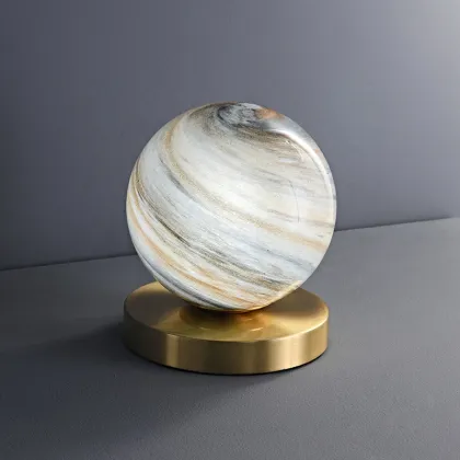 Creative Portable Soft Lighting Eye Protection Table Lamp with Planet Lampshade
