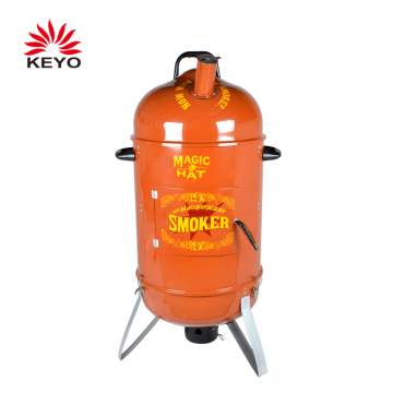 High Quality Outdoor Vertical Barrel Barbecue Grill Bbq Charcoal Smoker